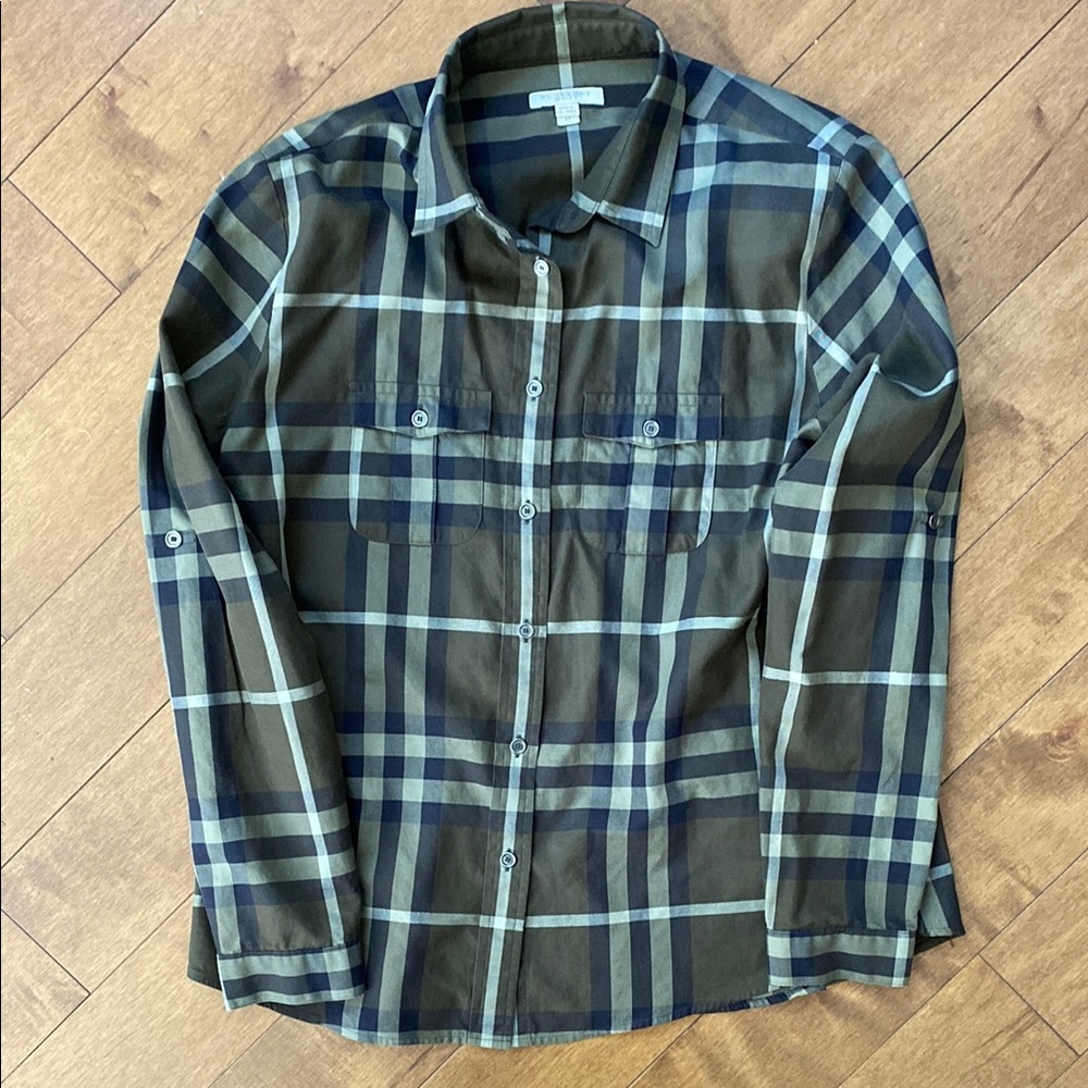 Burberry Brit Button-Up Cotton Shirt
